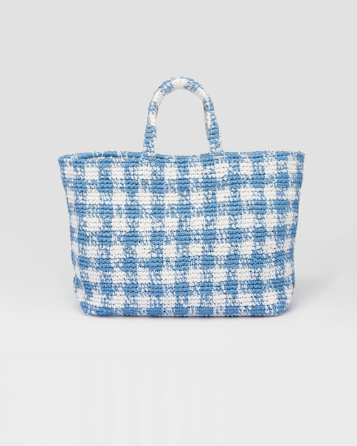 PRADA Large crochet tote bag
